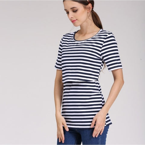 Emotion Moms Fashion pregnancy Maternity Clothes Maternity Tops/T-shirt Breastfeeding shirt Nursing Tops for pregnant women