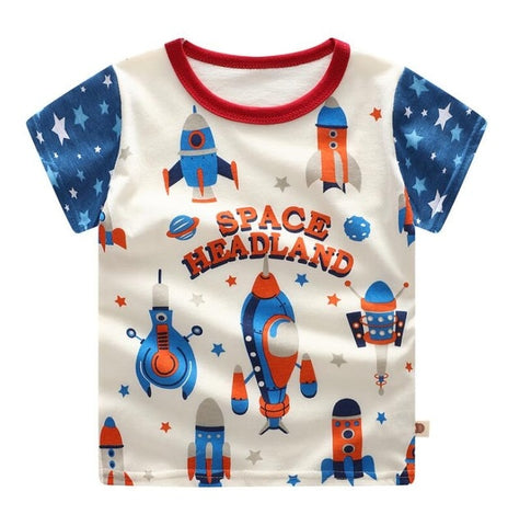 100% Cotton Children's Sets Infant Kids Boys Clothes Children Clothing Sets Summer Baby Girls Clothes Cute Animal T-Shirt+Shorts